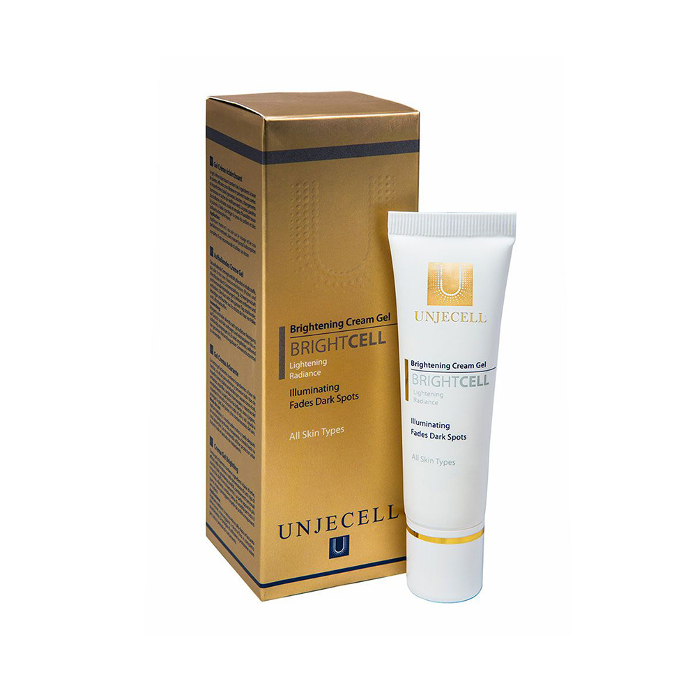 کرم ژل روشن کننده و ضدلک آنژسل مدل BrightCell مناسب انواع پوست